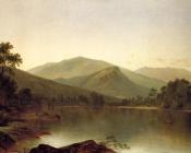 大卫 约翰逊 : View on the Androscoggin River, Maine